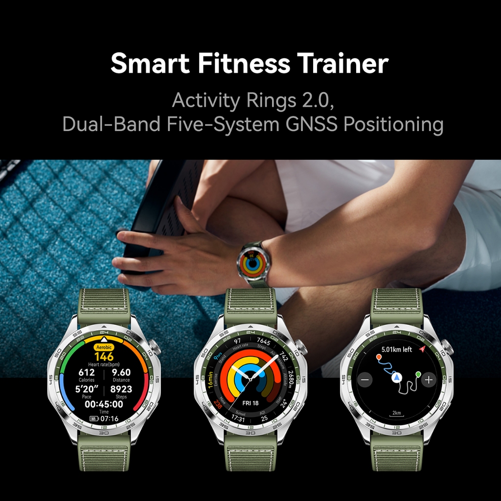 [New Launch on 13 Oct] HUAWEI WATCH GT 4 46 mm Smartwatch | Geometric Aesthetics | Pro-Level Health Management
