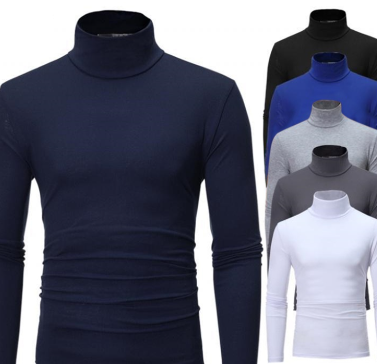 Turtleneck, turtleneck, knit turtleneck, slim fit, fashion for men